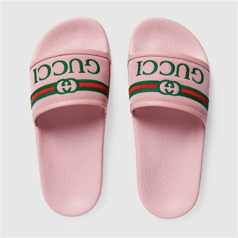 gucci nina slides|Gucci slides girl.